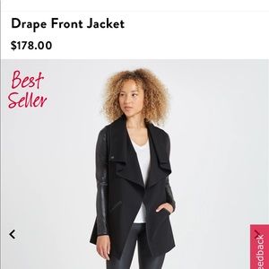 Spanx Drape Front Jacket L